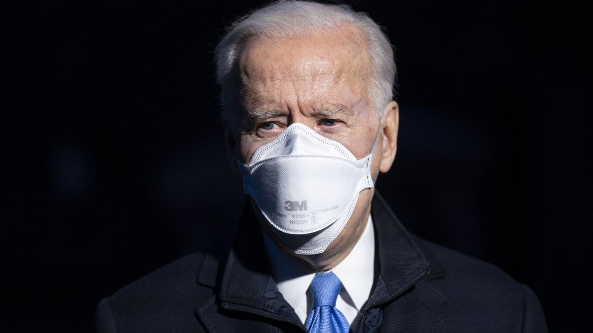 El presidente de EEUU, Joe Biden, comparece ante la prensa en Camp David, el pasado viernes.