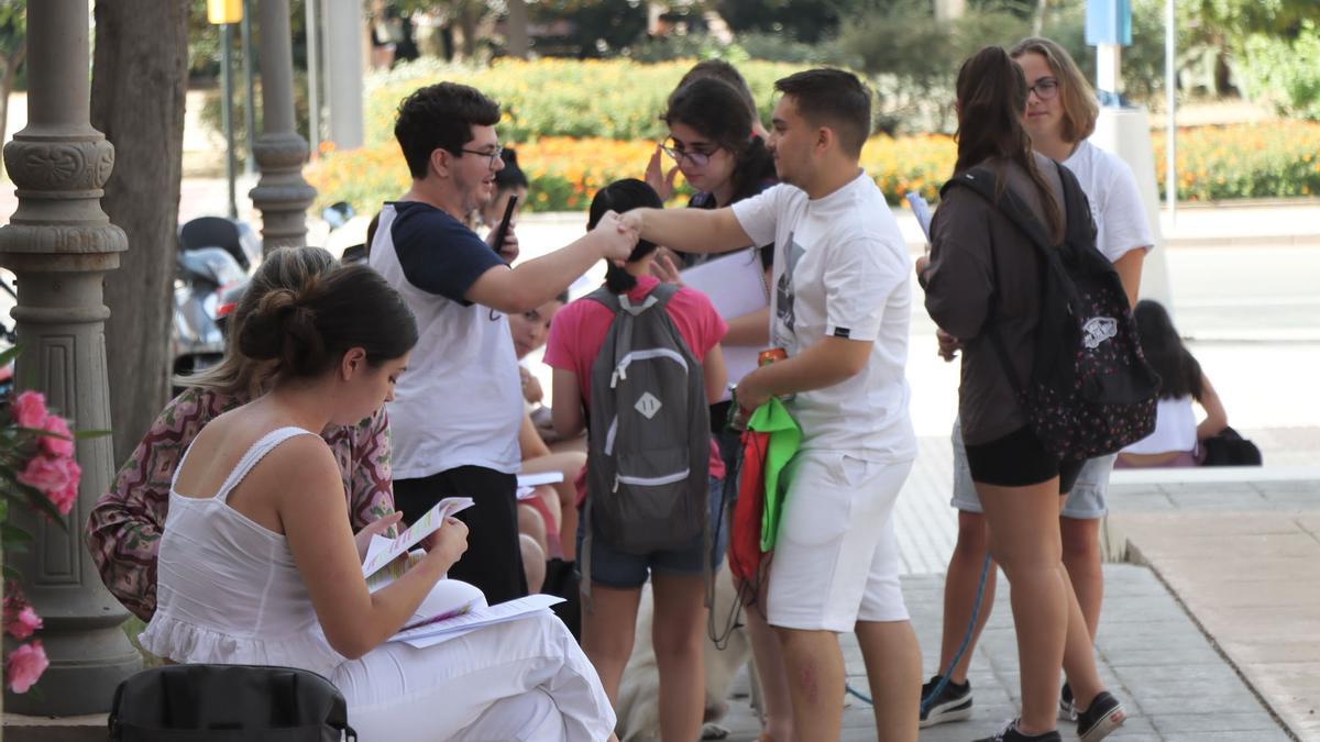 Comienzan los exámenes de Selectividad 2022 en Málaga