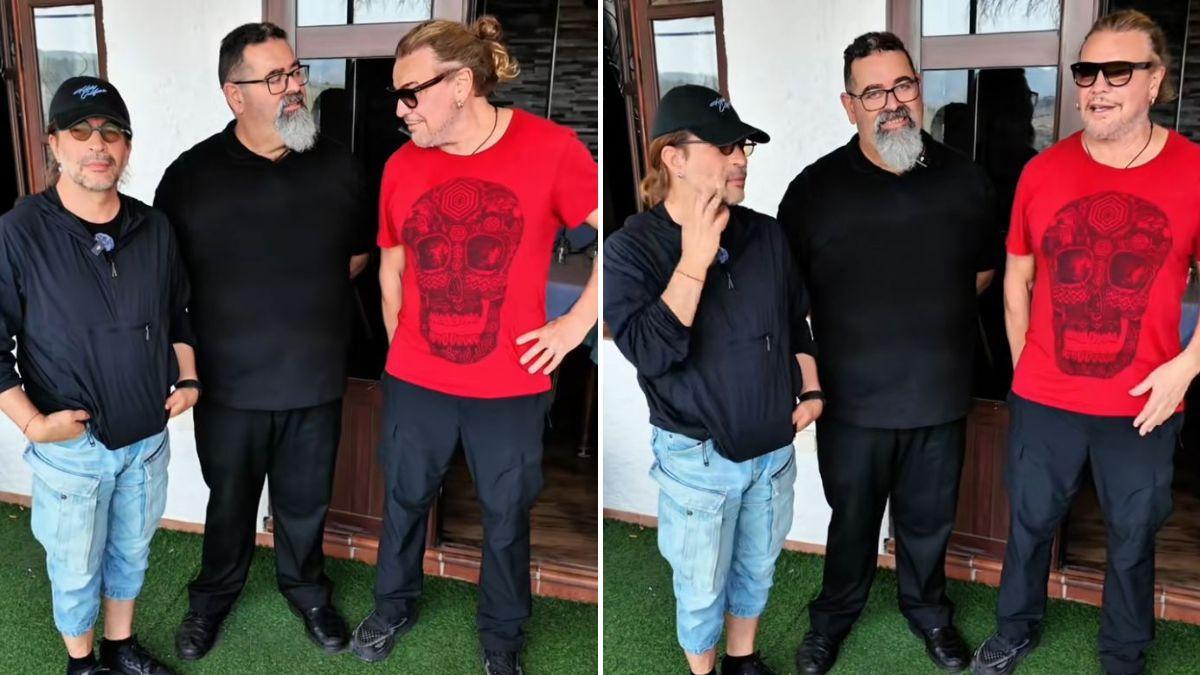 La banda Maná se ha mostrado enamorado del restaurante La Taberna del Sacristán de Frigiliana