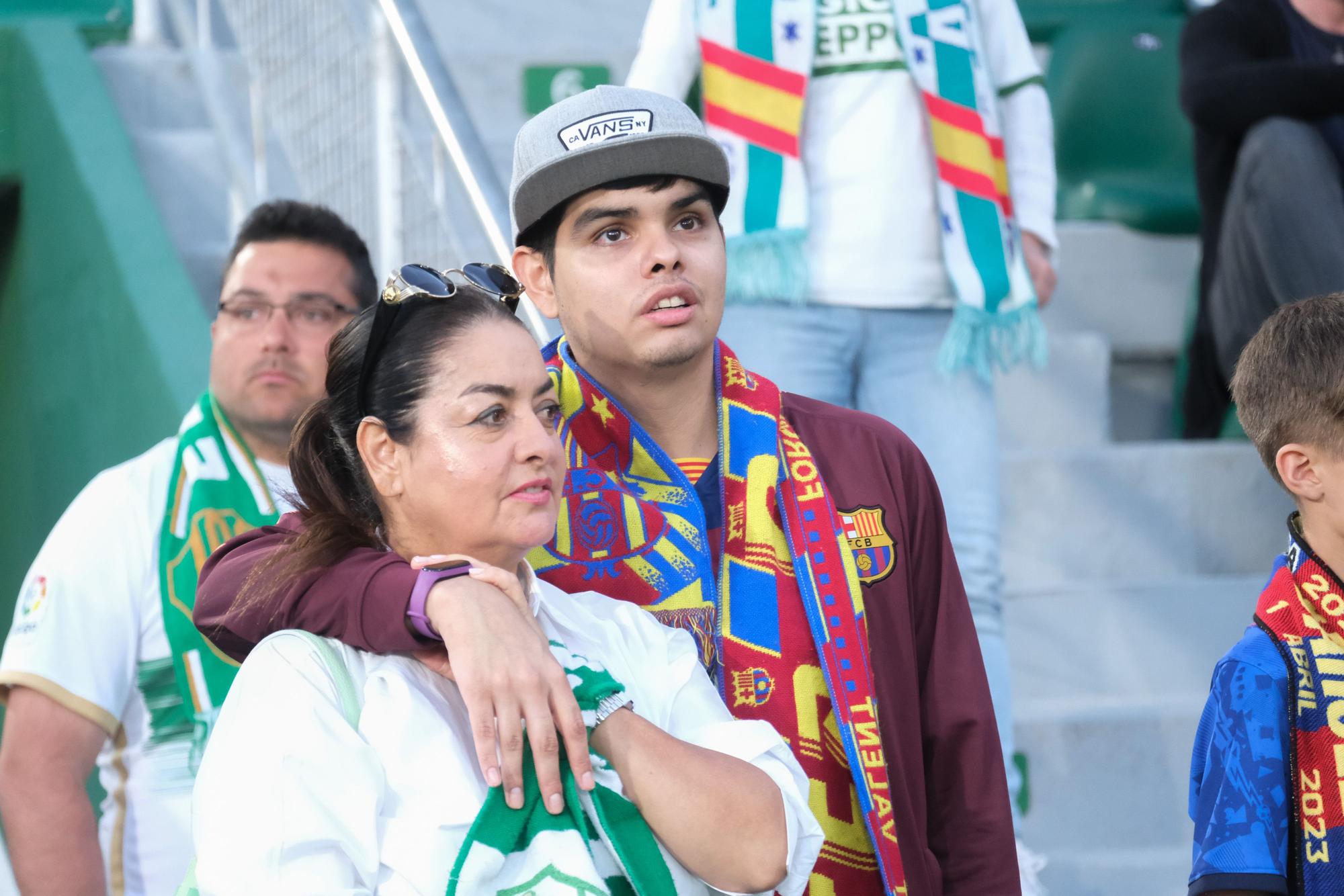 Así se ha vivido el Elche - Barça en el Martínez Valero