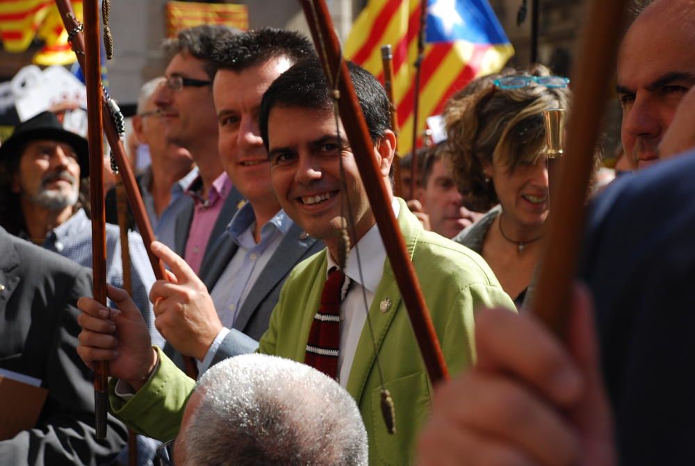 Alcaldes de la Catalunya Central a Barcelona