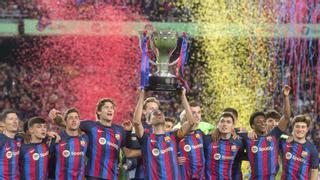 El Barça festeja su Liga: "Esto no ha hecho más que comenzar"