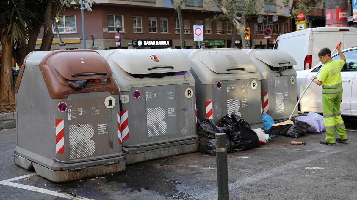 Serie de problemas con la basura en Sant Martí