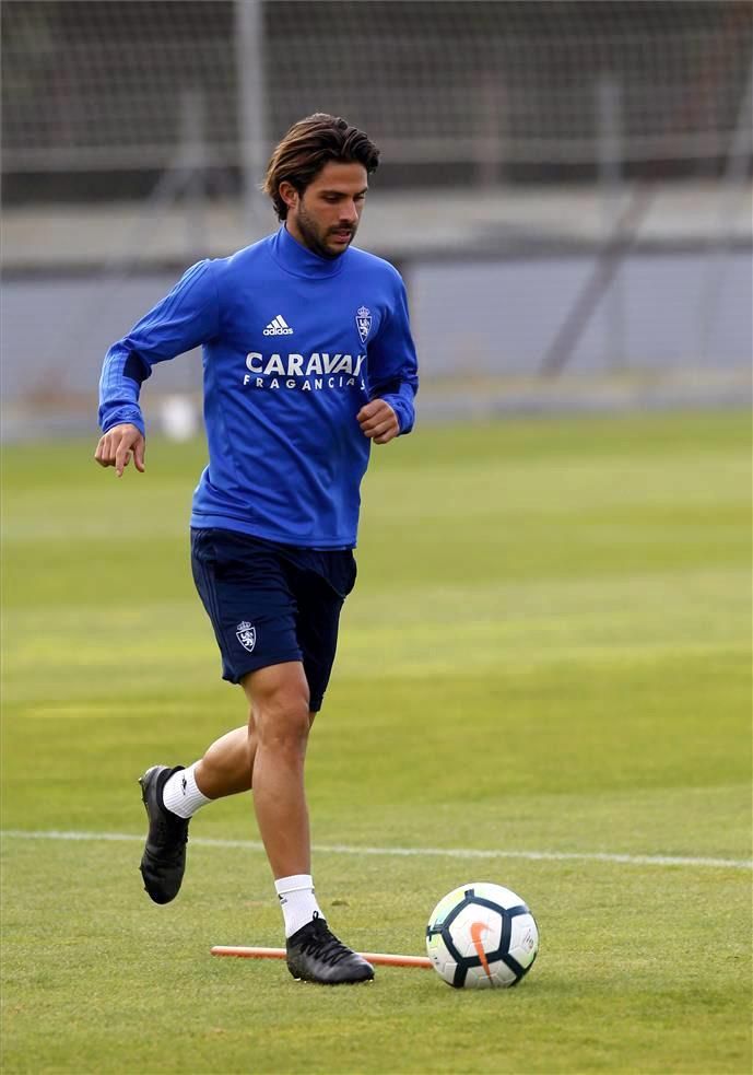 Sesión de entrenamiento del Real Zaragoza