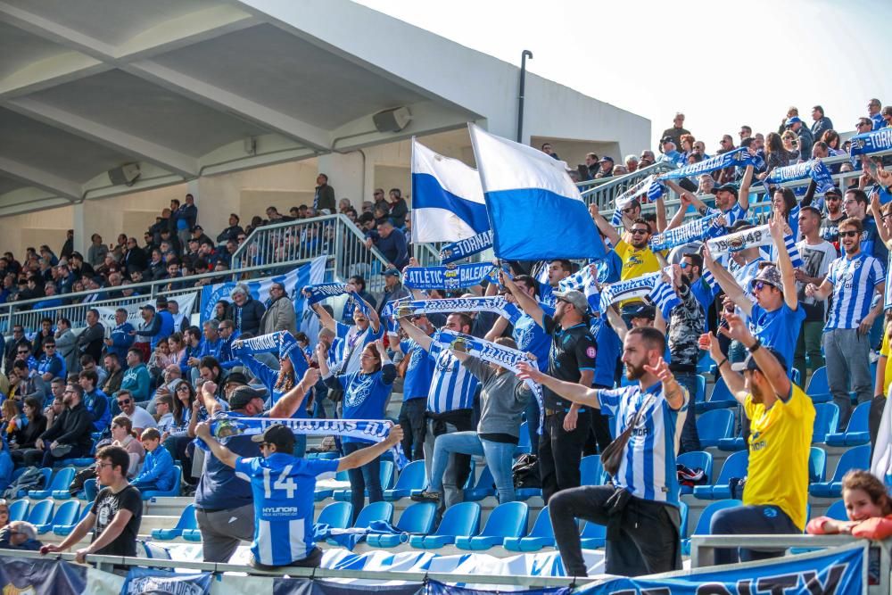 El Atlético Baleares consolida el liderato con remontada ante el Pontevedra