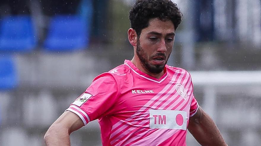 Paco Candela, durante el Badalona-Hércules