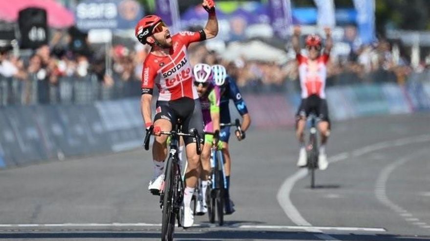 Juanpe López fue líder del Giro de Italia 2022 durante varias etapas.