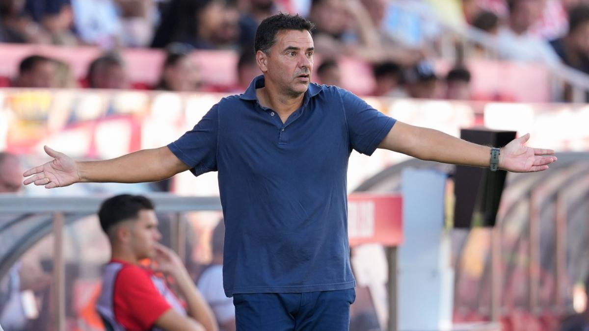 Míchel, técnico del Girona