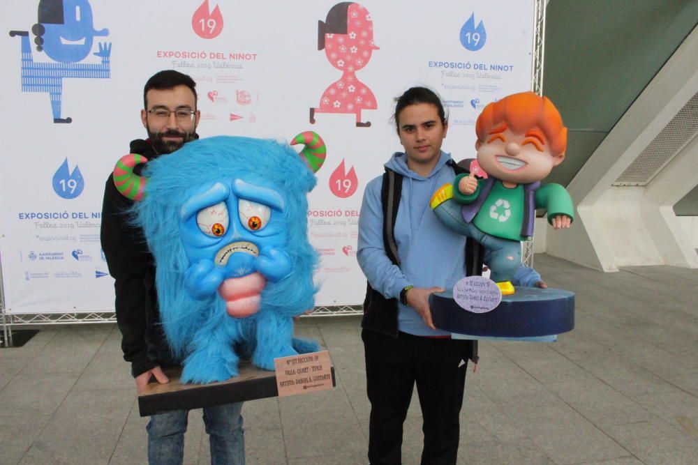 Primera jornada de entrega de Ninots en las Fallas 2019