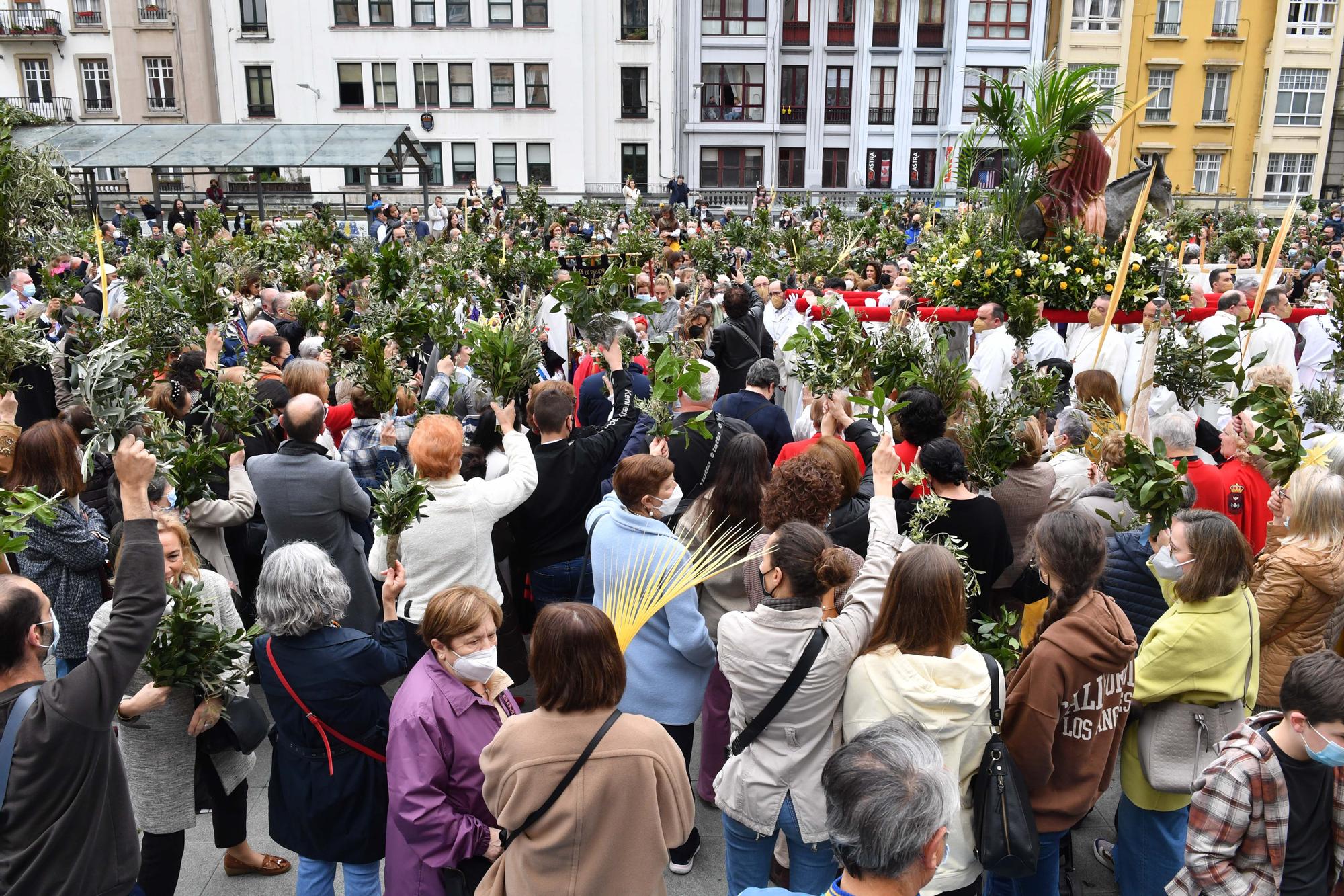 La procesión de la borriquilla en A Coruña