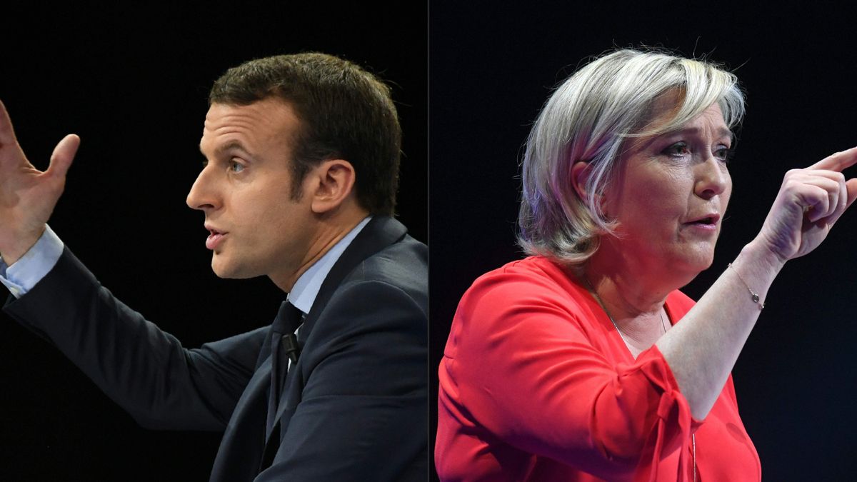 Emmanuel Macron y Marine Le Pen