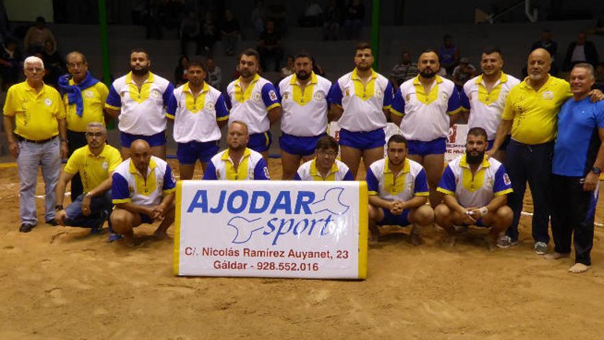 Formación del Unión Gáldar que venció al Castro Morales.