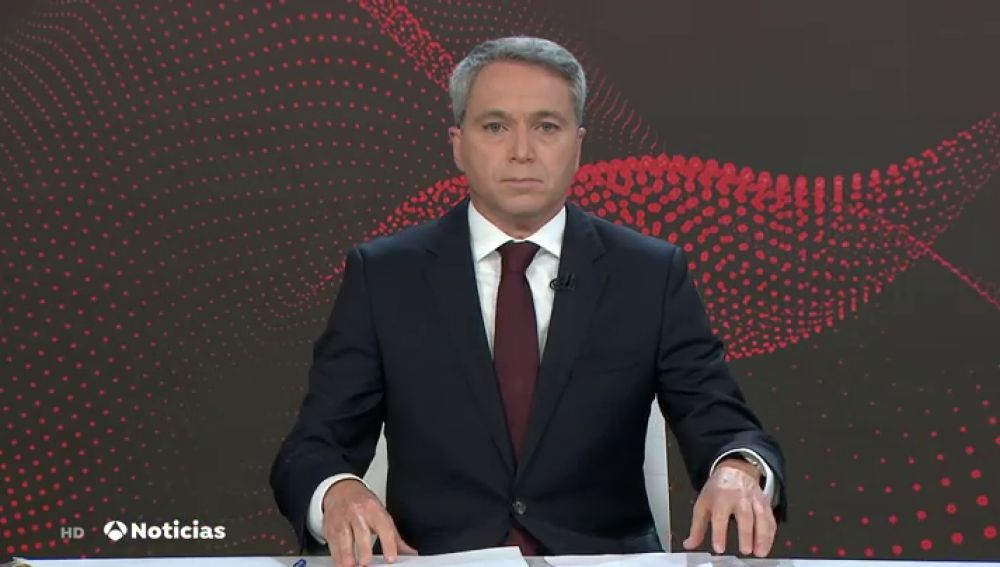 Vicente Vallés en 'Antena 3 Noticias'