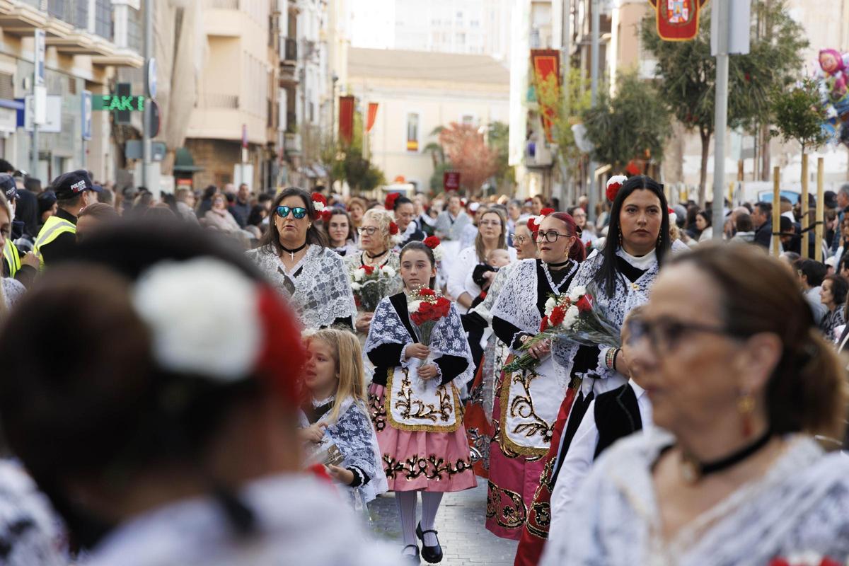 Las mejores imágenes del desfile de la ofrenda floral a la Virgen de la Caridad de Cartagena 2026