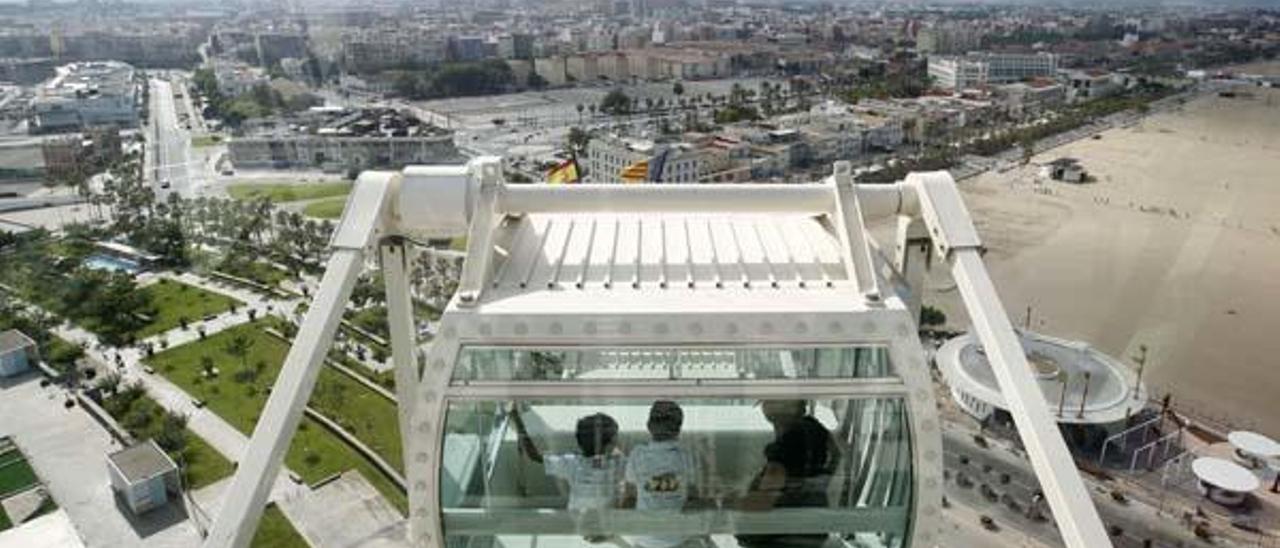 Valencia  a vista de pájaro