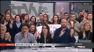 Cortada a las 12.19 horas la emisión de Canal 9