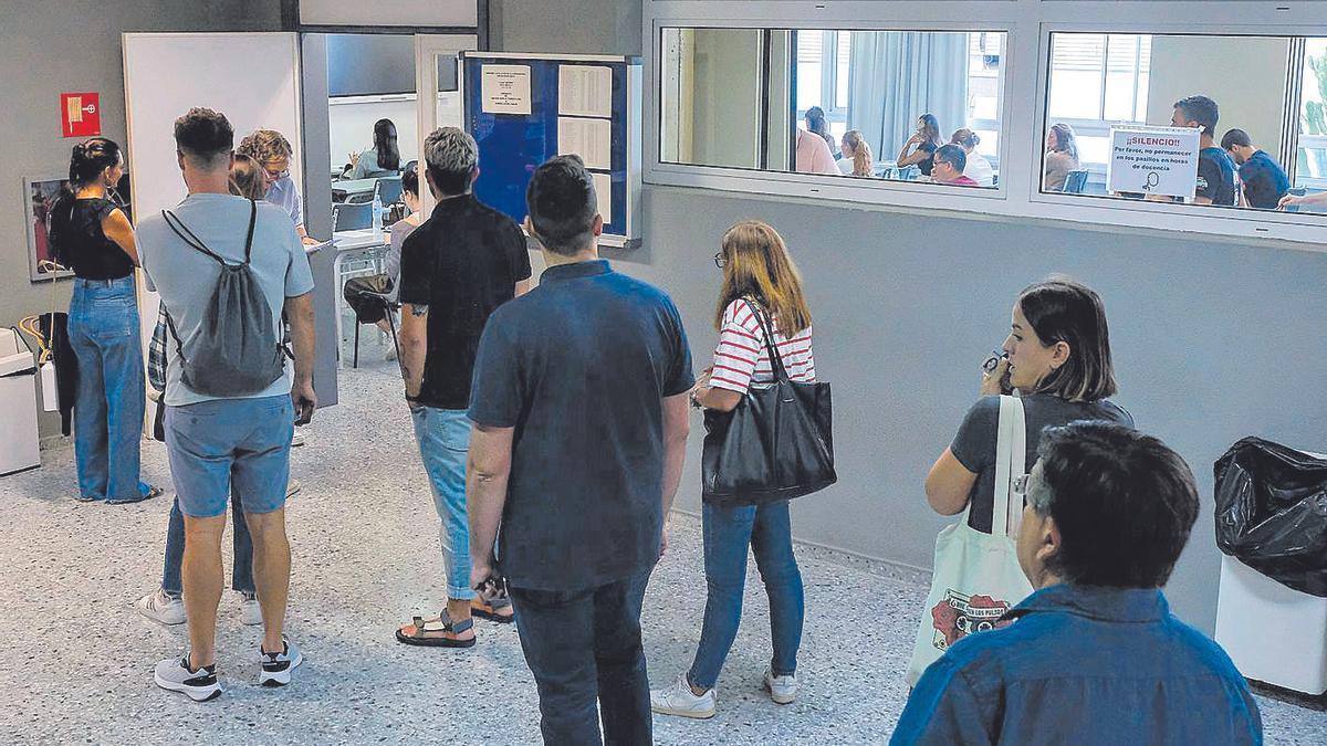 Opositores en una prueba a la Administración General del Estado.