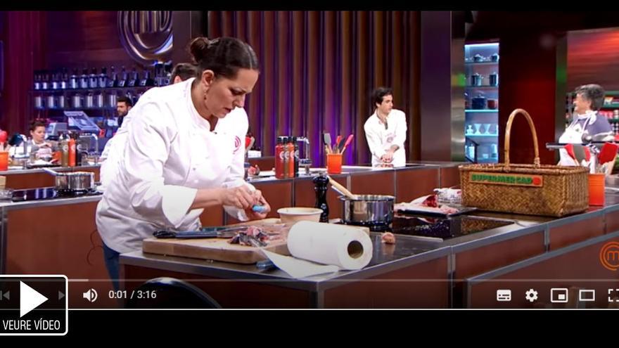 Yolanda Ramos es talla dos dits en el seu retorn a &#039;Masterchef&#039;