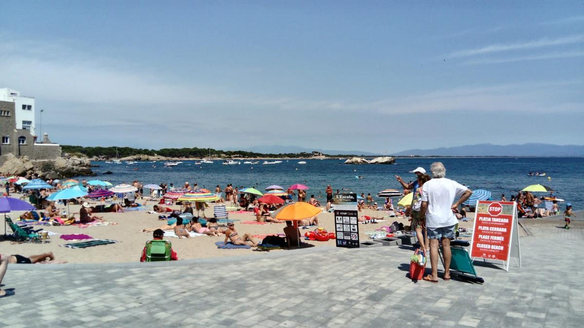 La platja de l'Escala