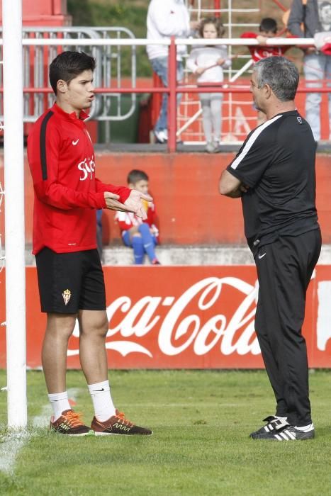 Entrenamiento del Sporting