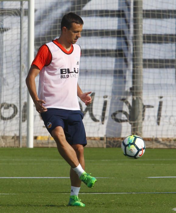 El primer entrenamiento de Neto