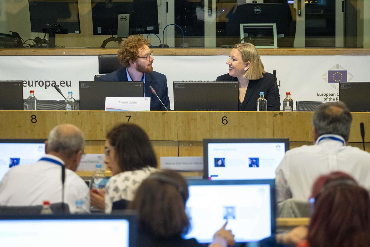 Isabel Blanco, en Bruselas.