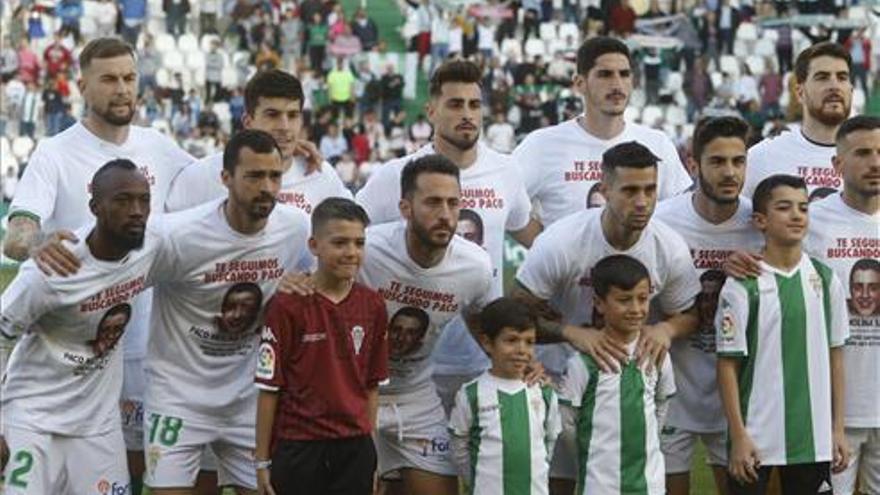 Los jugadores del Córdoba se unen a la búsqueda de Paco Molina