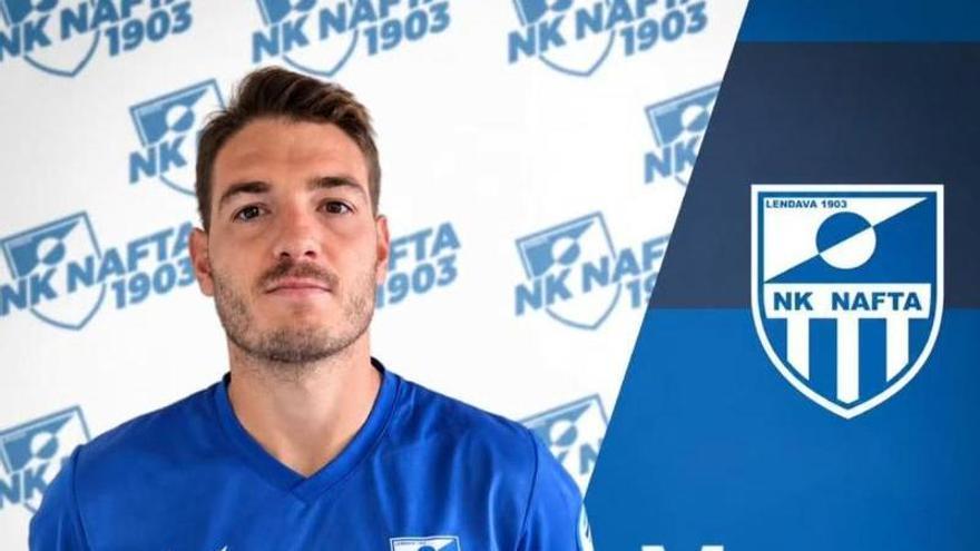 La cuesta abajo de Manu Vallejo, exdelantero del Real Zaragoza, le lleva a Eslovenia: "Estoy muy contento de estar aquí, es una gran oportunidad para mí"