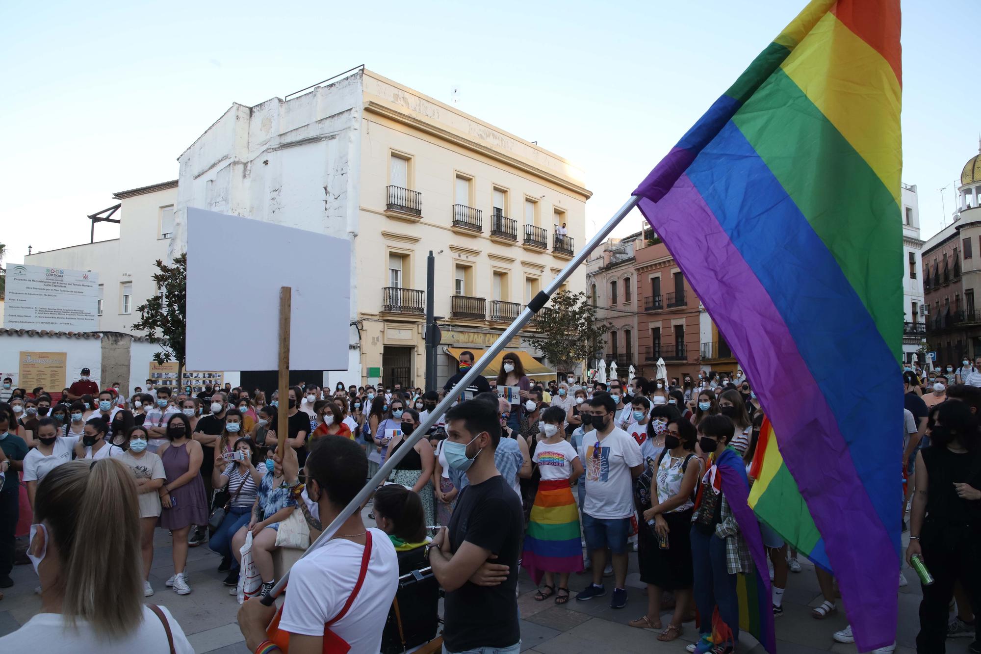 Cientos de personas exigen en Córdoba "justicia" por el asesinato de Samuel Luiz