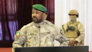 Archivo - Assimi Goita, líder de la junta militar en Malí