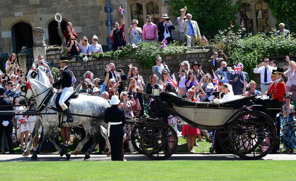 El príncipe Harry y Meghan Markle, marido y mujer