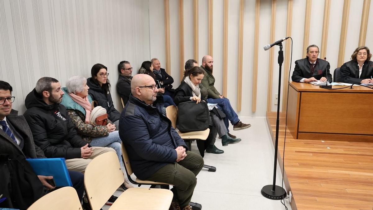 Vist aoral del juicio, que acabó con una condena de conformidad.