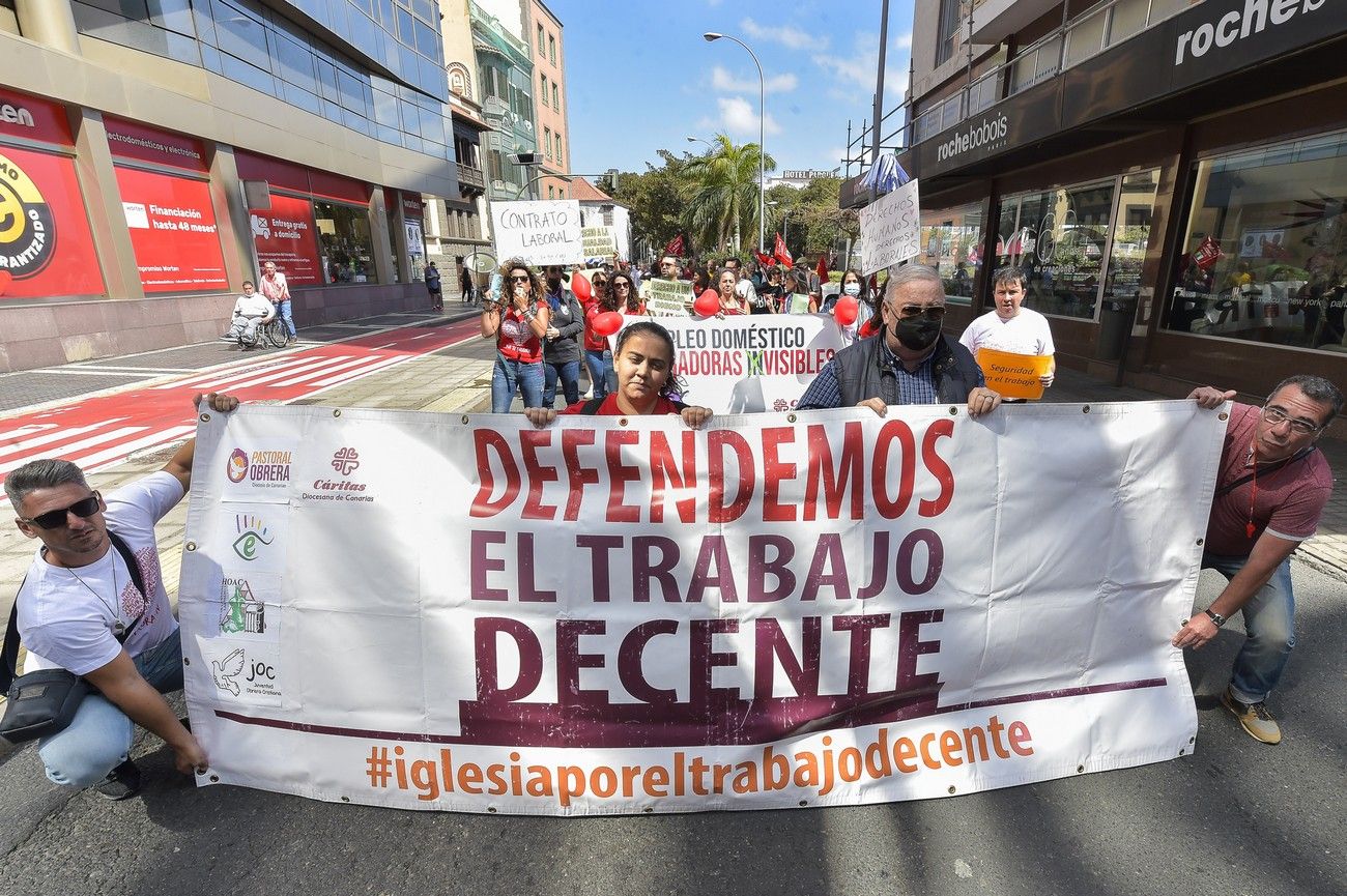 Manifestación del 1 de Mayo en Las Palmas de Gran Canaria (01/05/22)