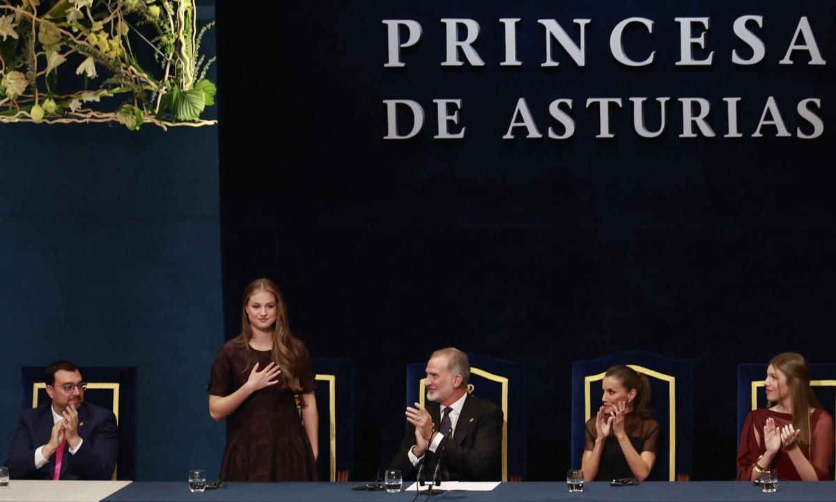 Ceremonia de entrega de los Premios Princesa de Asturias. Primera