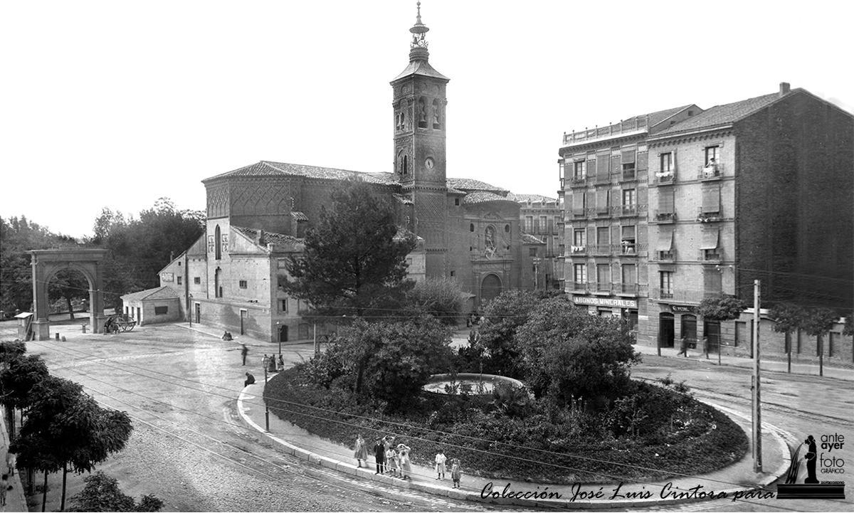 Imagen de la plaza San Miguel que data del año 1910.