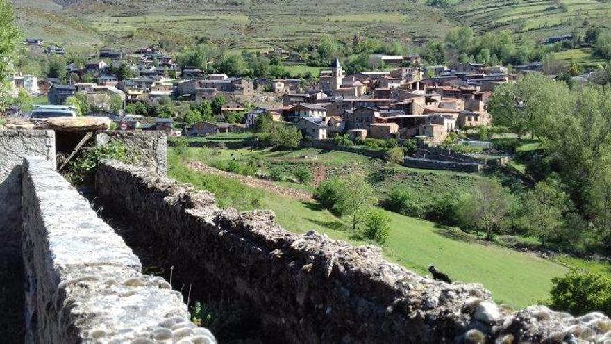 Una de les antigues canalitzacions que portava l&#039;aigua del Rec Gros fins a Prullans