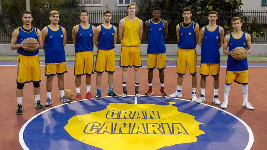 Equipo junior del Club Baloncesto Gran Canaria