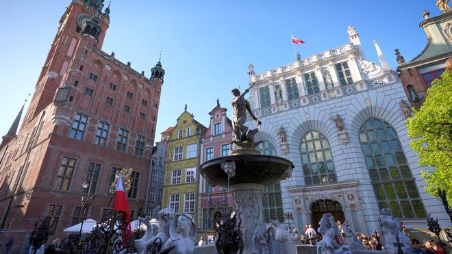 Gdansk cuenta con un casco histórico maravilloso