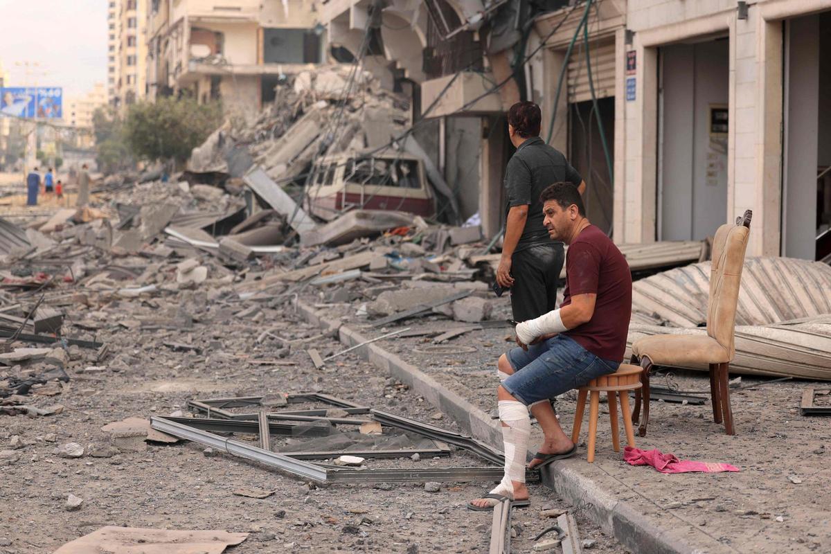 Gaza se asfixia bajo las bombas israelís