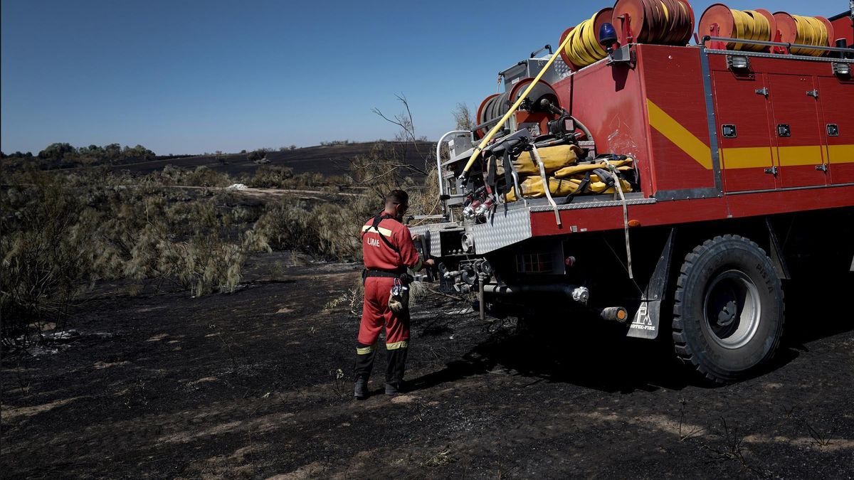 Incendio en la zona de Méntrida.