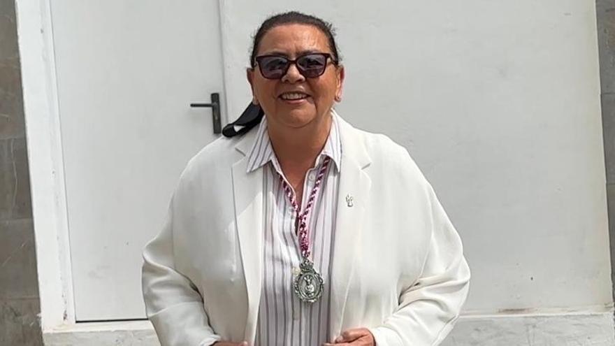 María del Monte ha visitado al Cautivo en Málaga