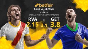 Rayo Vallecano vs. Getafe CF: horario, TV, estadísticas, clasificación y pronósticos