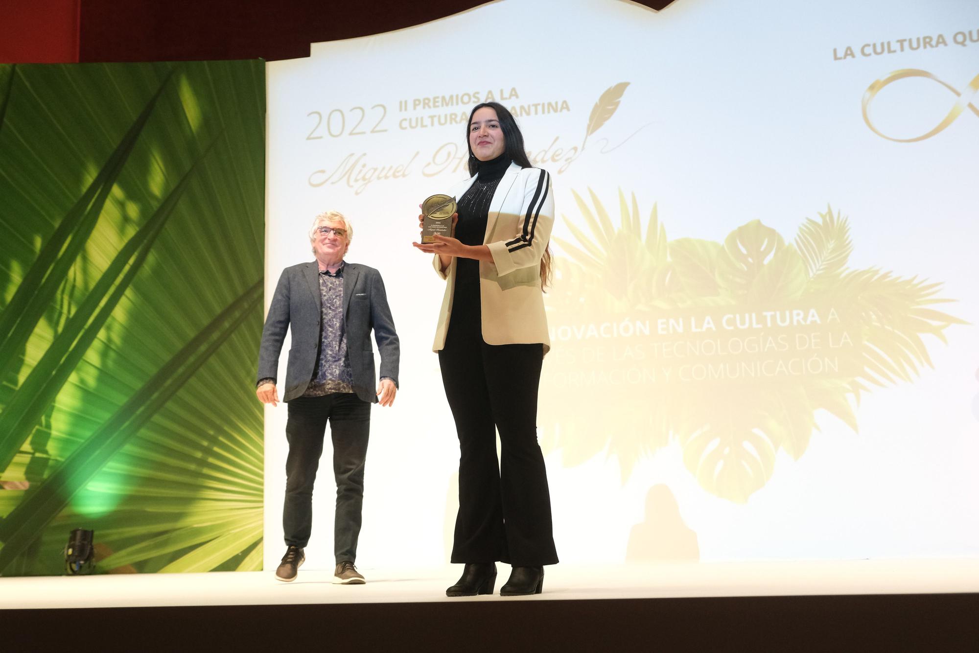 Así ha sido la Gala de entrega de los Premios Miguel Hernández a la Cultura Alicantina