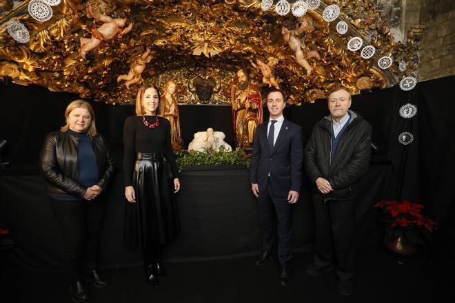 El Consell de Mallorca presenta las primeras figuras restauradas del belén de la Sang