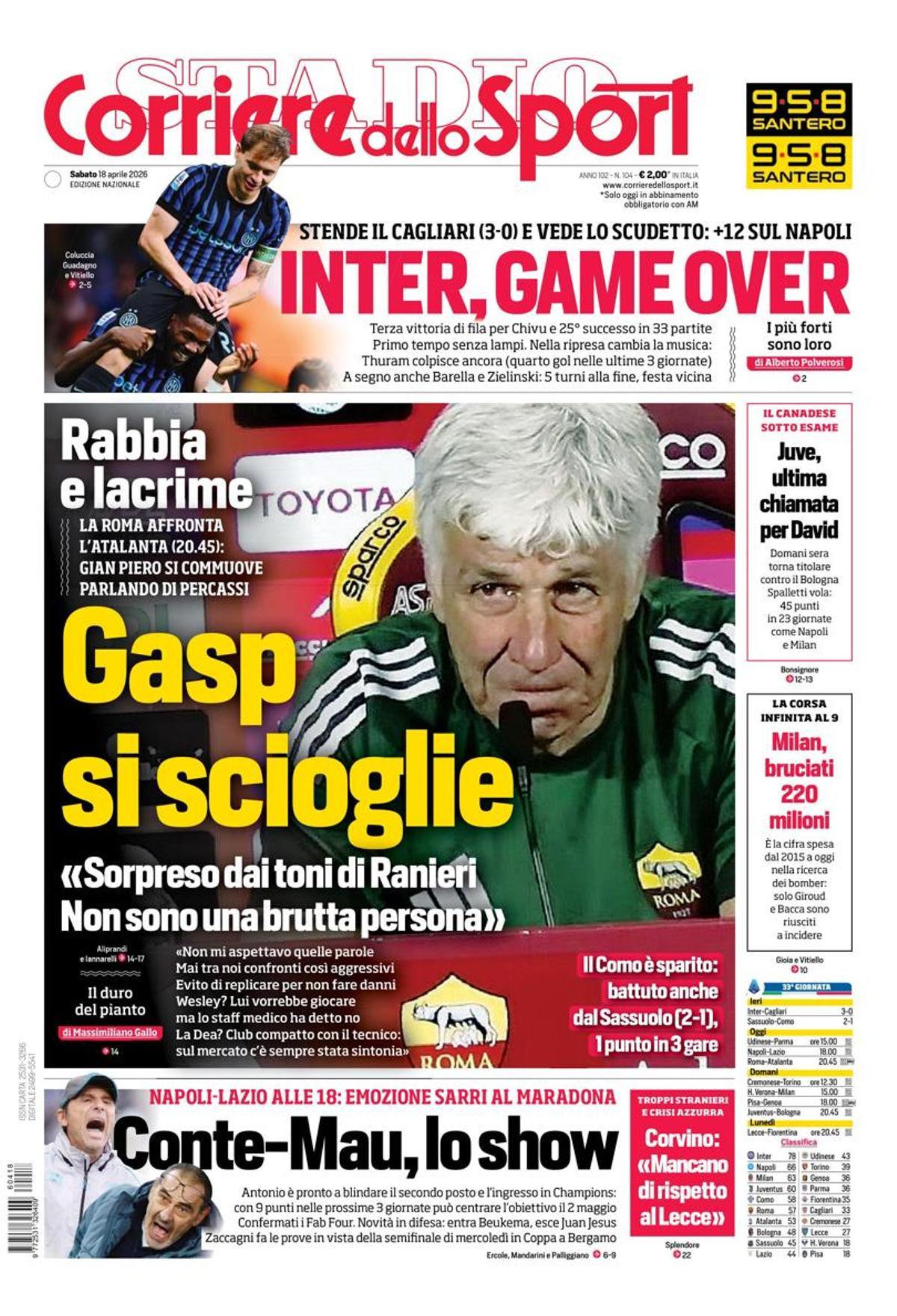 Las imágenes de las portadas de hoy