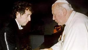 Bob Dylan actuó en 1997 para el papa Juan Pablo II durante el XXIII Congreso Eucarístico Internacional en Bolonia