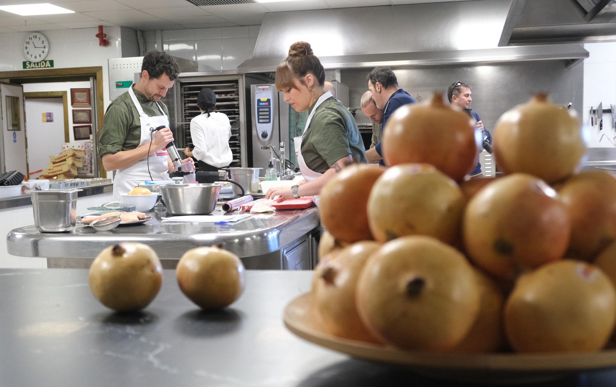 Así ha sido el concurso de cocina creativa con granada mollar de Elche