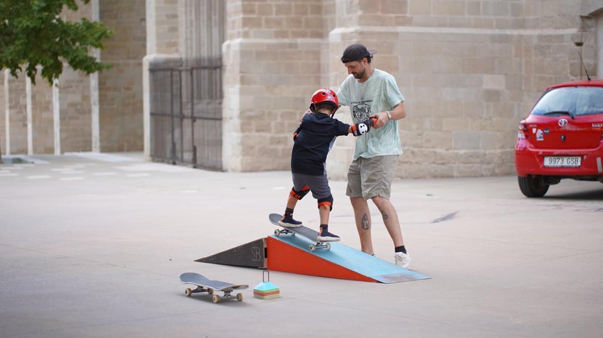 Taller d'skate, en una edició anterior de La Seu del hip-hop