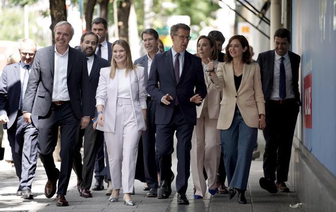 Las imágenes de la reunión de la Junta Directiva Nacional del PP