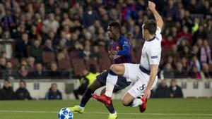 Dembélé marcó un golazo ante el Tottenham